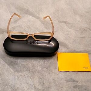 FENDI eyeglasses brand new with case put your prescription in or wear plain